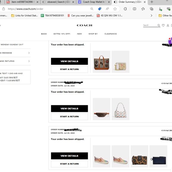 Coach Tan and Black Leopard Print Wallet - Picture 10 of 10